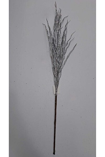 Astaş Christmas Glitter Branch Silver 70 cm
