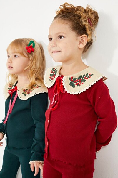 bebeğim butik Kız çocuk yakası işleme takım