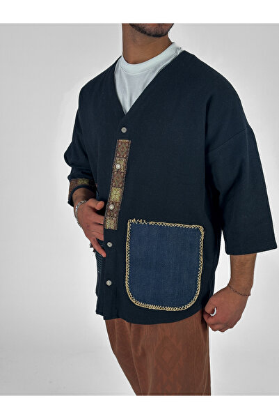 COCOPELLI Дизайн Черна мъжка риза COC1073