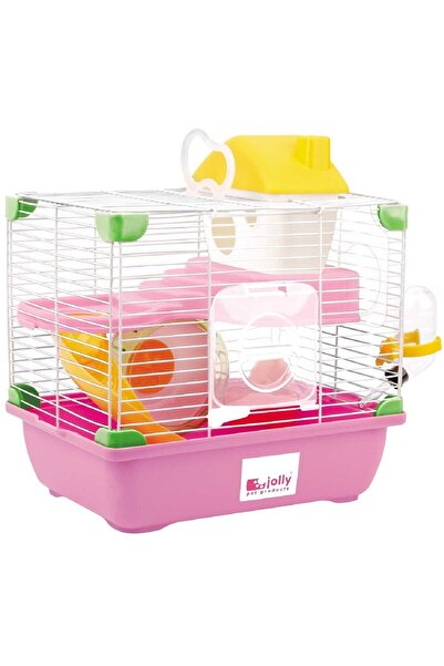 HAPPET Cușcă pentru rozătoare Gremi Cozzy Cottage, M (29x22x30 cm), Roz