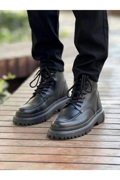 NATURALSHOESS MN2529 - Fantasya ST Erkek Bot SIYAH