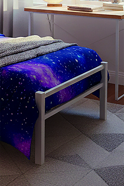 Unimet Tiron Tek Kişilik Metal Karyola (90X190 - 90X200)