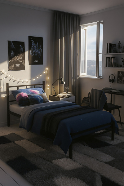 Unimet Tiron Tek Kişilik Metal Karyola (90X190 - 90X200)