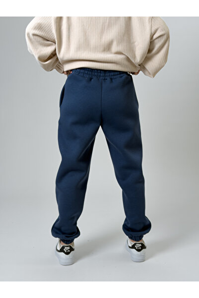 COCOPELLI Fleece-Lined Navy Blue Women's Jogger Tracksuit Coc2539