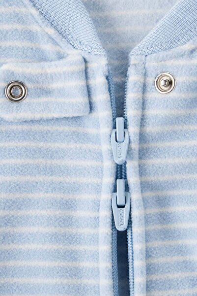 Carter's Baby Baby Pink Fleece Jumpsuit