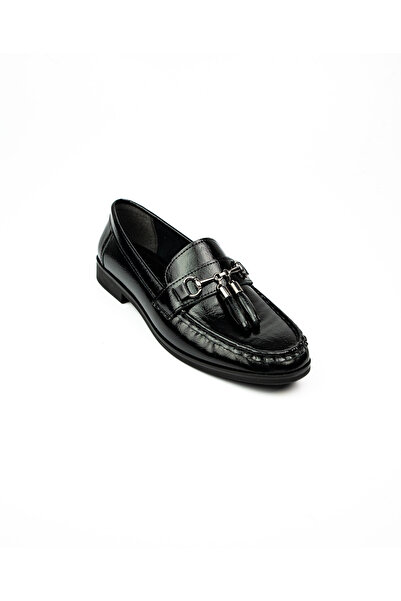 BABALİ 6187 Toce Pantofi Loafer Negru pentru Femei