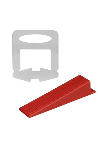 Selgot Sistem de nivelare a plăcilor, 500 de cleme și 100 de pene - 1 mm