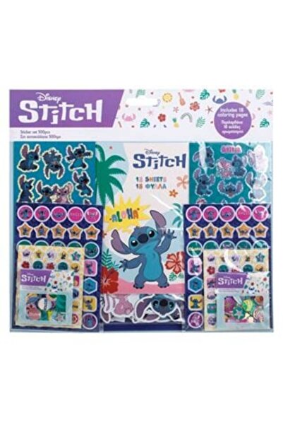 Lilo & Stitch Σετ αυτοκόλλητων & φουσκαλών - 500 τεμάχια