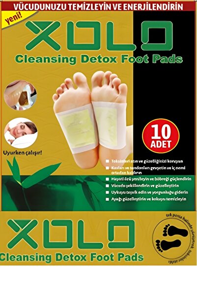 xolo Zencefil Ayak Detoks Detox Bantları Toksin At Geceden Sabaha 10 Adet