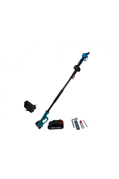 German Meister Electric Scissor 48V and Mini Chainsaw 48V and Telescopic Arm with 2 Batteries Set