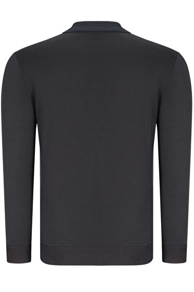 Dewberry V9007 Men's Sweatshirt-Dark Blue