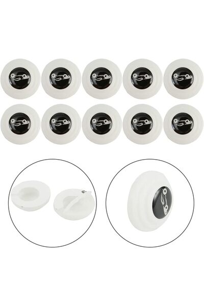 YONK 10pcs Anti-collision Silicone Pad Car Door Bumper Universal Shock Absorbing Mute Shock Noise