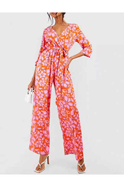BOOHOO Boohoo long jumpsuit, mixed colors