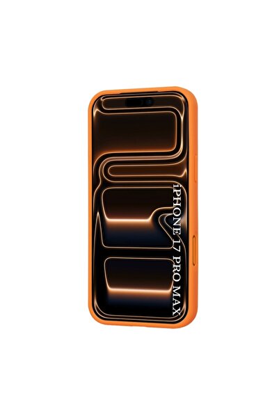 SKYDDAR INNOVATION Θήκη συμβατή με iPhone 17 Pro Max, θήκη σιλικόνης MagSafe Pro, σετ αυτοκόλλητων, πορτοκαλί