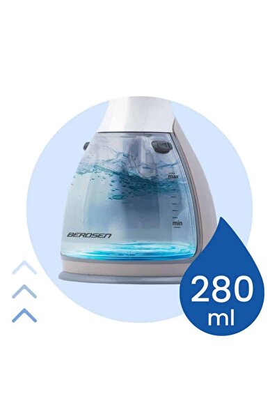 Berdsen Vertical steam iron, powerful steam jet of 32 g/min, 280 ml container, attachment ...