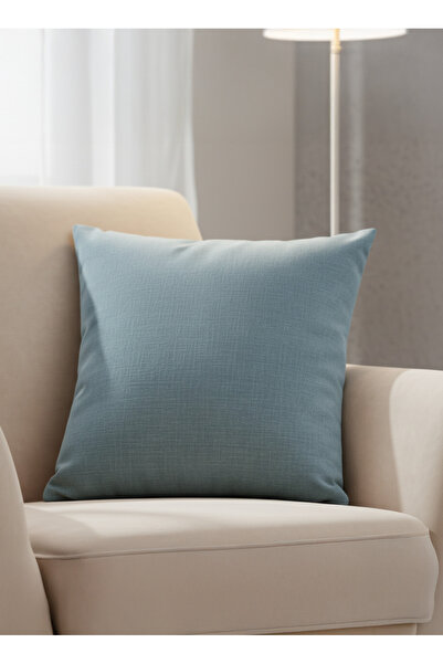 Markaev Natural Textured Cotton Throw Pillow Cover