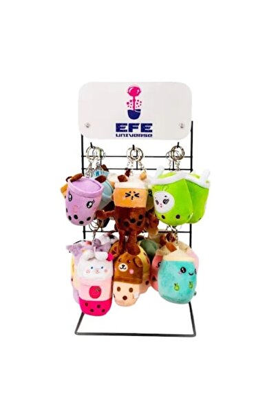 EFE UNIVERSE Suport dreptunghiular cu 25 brelocuri de pluș cu tematică de cea...