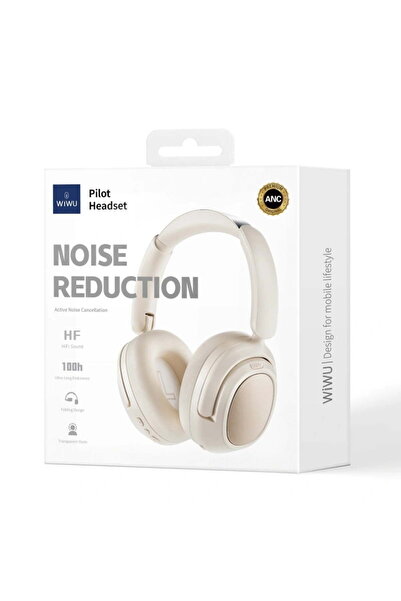WIWU Pilot Headset ENC ANC Wireless Bluetooth Headphone TD-03 – White