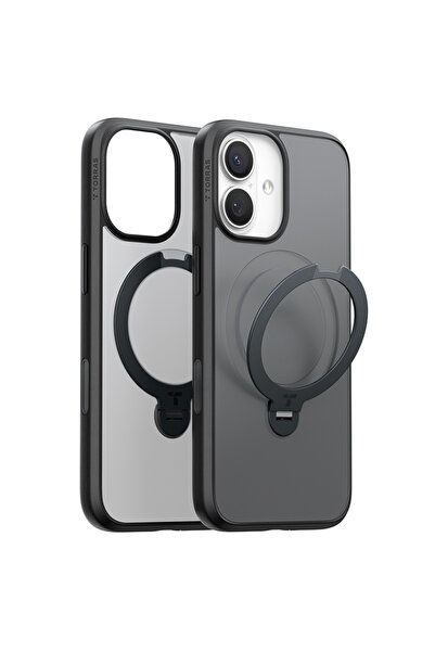 TORRAS Калъф за iPhone 17, Ostand Spin MagSafe, Черен