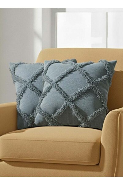 Markaev Diamond Modern Woven Throw Pillow Cover Set of 2