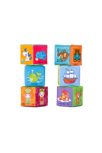 Canpol babies JUCARIE SENZORIALA -SET 6 CUBURI MOI