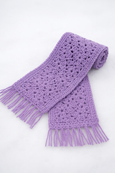 Yalçınoğlu Kids Hand Knitted Wool Children's Scarf Beanie Set |   3-8 Years Old |   Handmade Winter Set |   Warm Holder Winter Set I