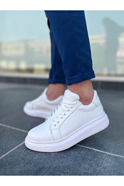 Işıltı kidss DRNDS Kb-Dx46 Kuback Білі шкіряні повсякденні чоловічі черевики (161528) (Номер: 41)