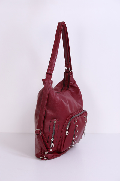 byFOX Fashion Casual Top-Handle Bag with Double Compartments, Front Trocley, 4 Pocket Compartments, Shoulder Strap, Width: 39 Cm, Length: 34 Cm, Bottom: 11 cm