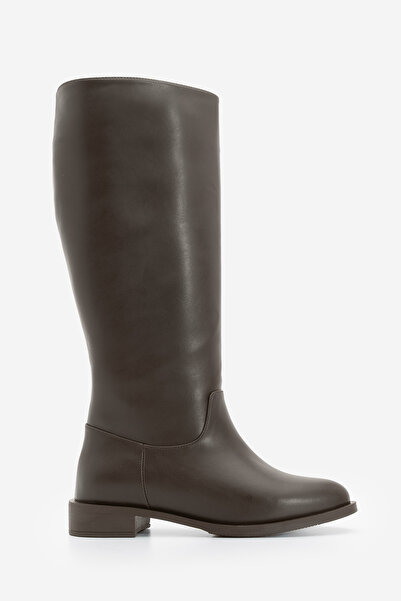 Marjin Жіночі щоденні чоботи без застібки Meloya Кава