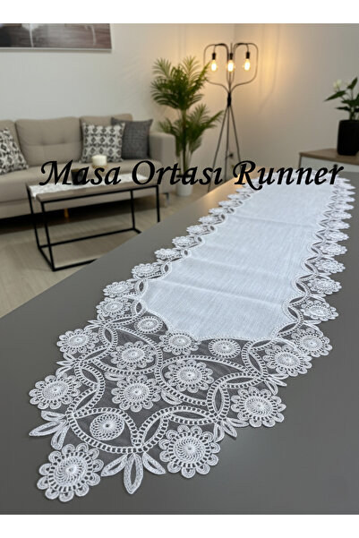 Valora Concept French Lace Pearl Model Linen 26 Piece Tablecloth Set (Boxed)