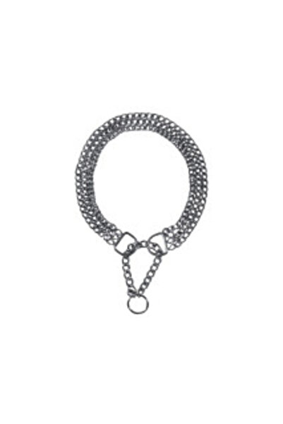 Trixie Three-Row Chain Collar, Semi-Choke, L: 50 cm / 2.5 mm, 2266