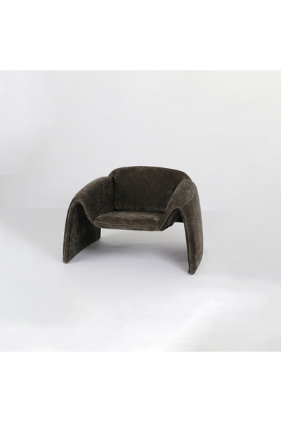 DEC13 A single chair with a unique and modern design