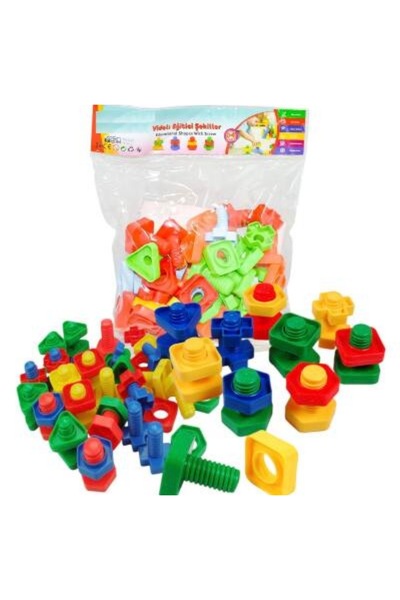 MİNİK DEHALAR مجموعة ألعاب فيدا 64 قطعة - مجموعة تجميع تعليمية - لعبة تعزز ال...