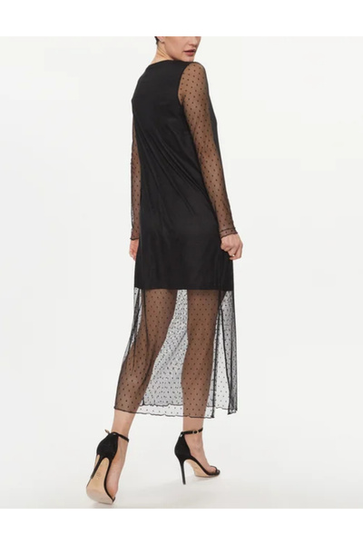 PIECES Pieces midi dress, black