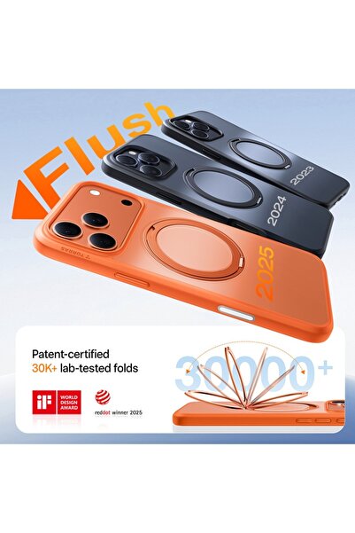 SKYDDAR INNOVATION Θήκη συμβατή με iPhone 17 Pro Max, Ostand Pro MagSafe, Πορτοκαλί