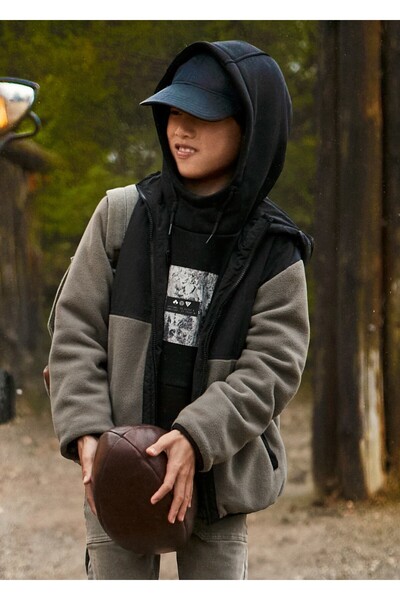 MAYORAL Boy's Double-Sided Fleece Windbreaker