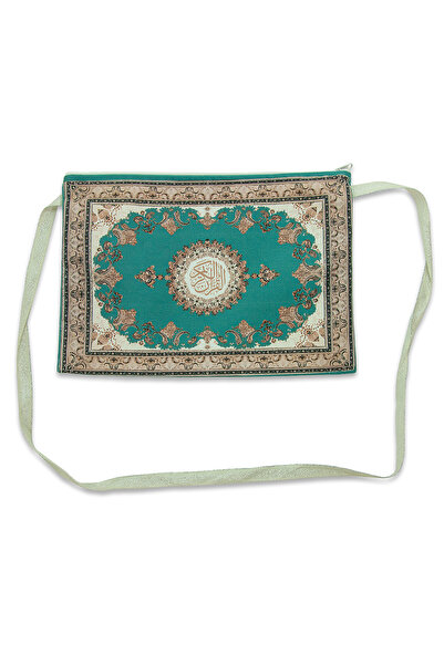 ihvan online Dowry Velvet Medium Size Quran Bag – Zippered with Strap