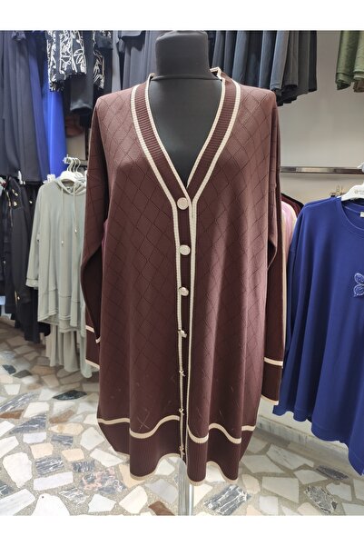 Elines butiq Soğuk iplik merserize hırka