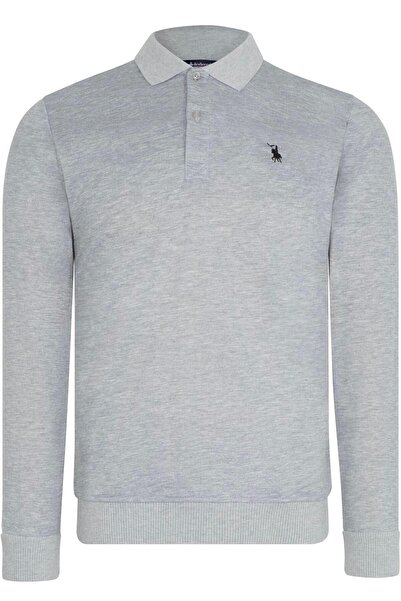 Dewberry V9007 Men's Sweatshirt-Grey