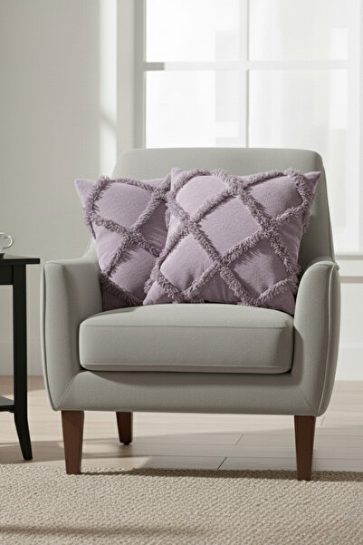 Markaev Diamond Modern Woven Throw Pillow Cover Set of 2