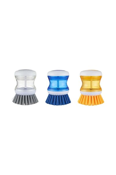 OEM Perie de vase cu rezervor de detergent, set de 3, nailon, antiderapantă, ergonomică