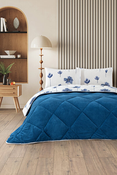 Formeya Nordelle King Size Luxury Wellsoft Quilt Double-Sided - Quilt Set with 2 Pillowcases 215X235 cm