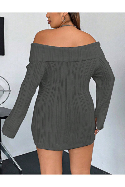 Sheya Shein Curve+ sweater, gray