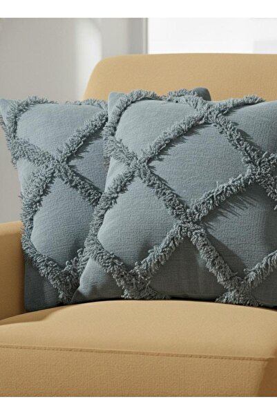 Markaev Diamond Modern Woven Throw Pillow Cover Set of 2