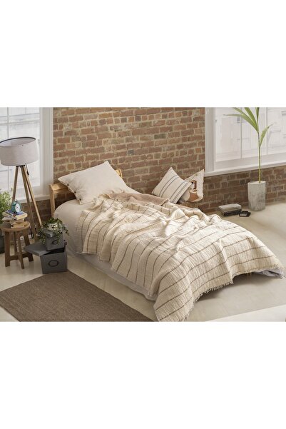 Peshtemalsan TEK KİŞİLİK 9 KATLI %100 PAMUK 180x220 MÜSLİN YORGAN YATAK ÖRTÜS...