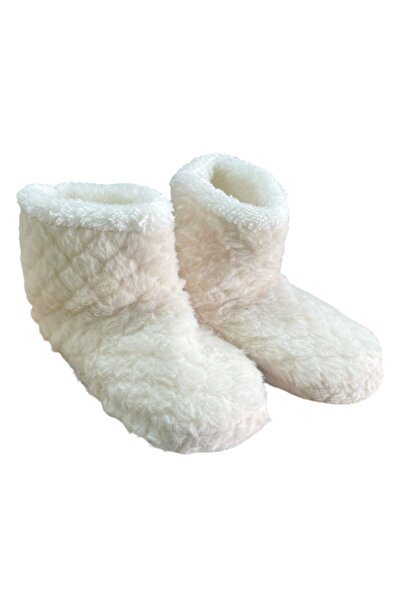 ahmet çağlar Auris B2025001 Women's Plush Winter Daily Home Boots