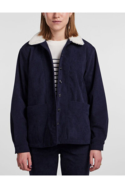 PIECES Pieces jacket, blue