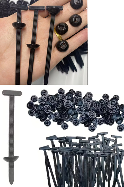 Pro Fresh & Clean Çok Amaçlı Tamir Klipsi – Dayanıklı Plastik Kablo Bağı (50 Adet)