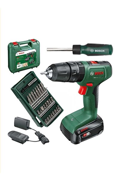 Bosch Easyımpact 18V-40 Akülü Vidalama (TEK) Batarya 2 Ah ,25 Parça Vidalama ...