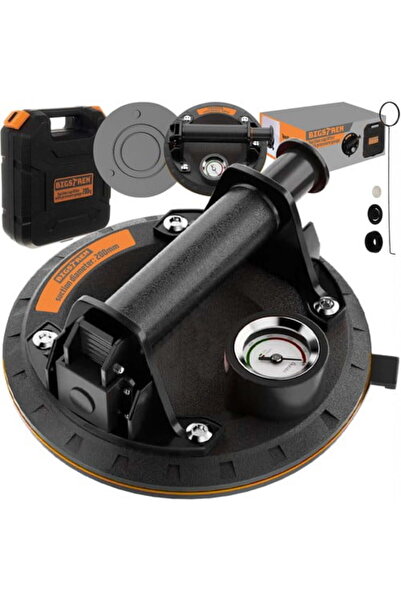 Selgot Ventuză pentru faianță cu pompă și manometru, 200 mm, 200 kg, 20 x 20 ...